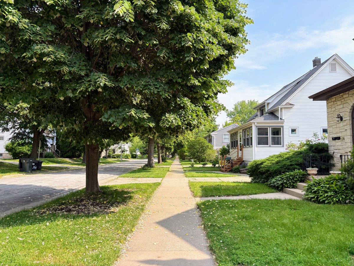 Residential neighborhood street